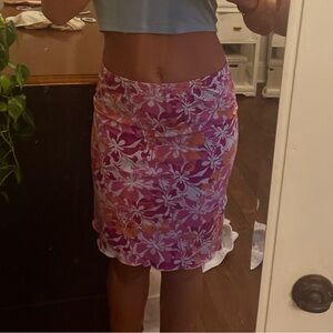 Vintage madonna floral skirt